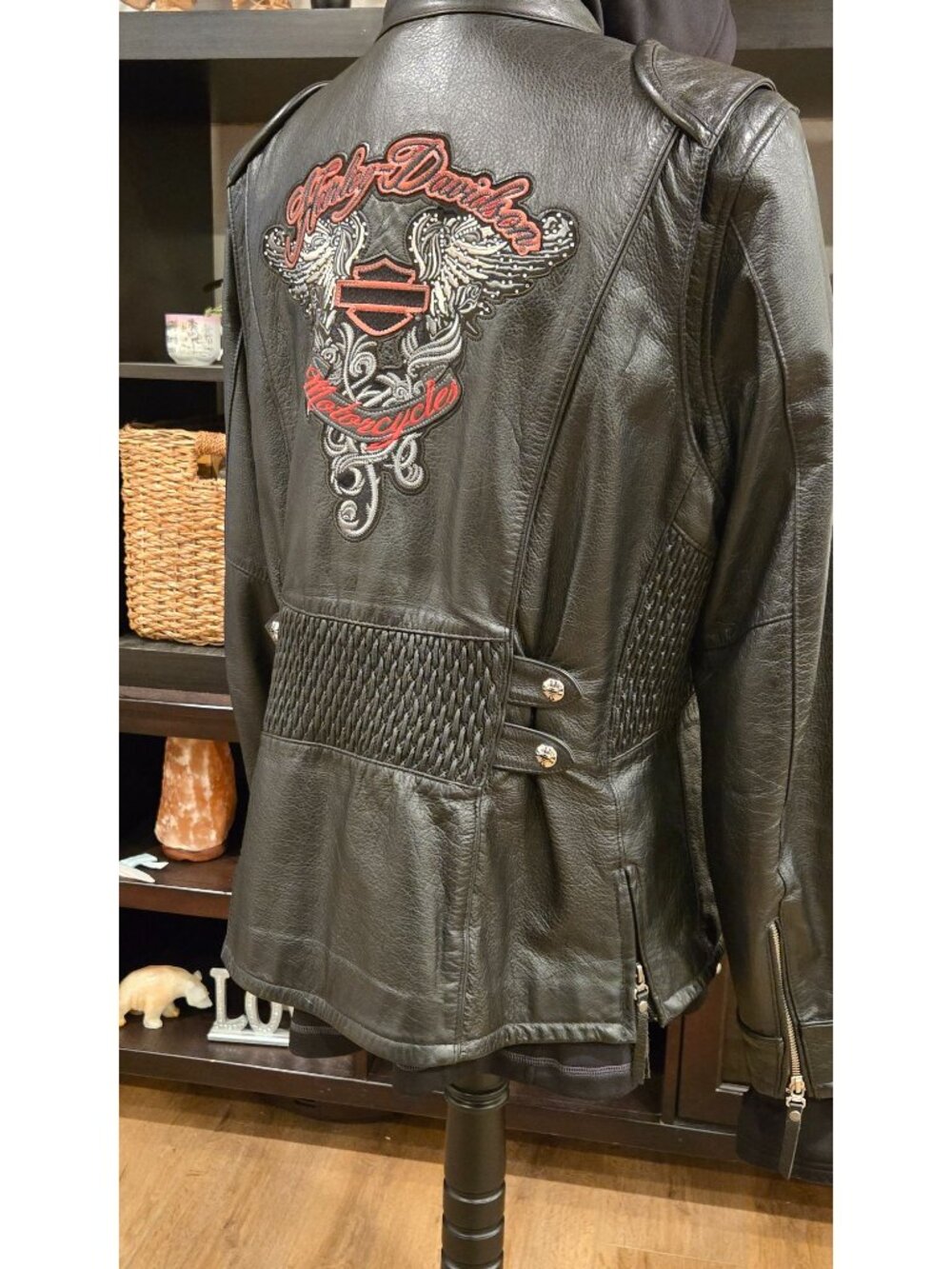 Harley-Davidson Women's Pink Label 3-in-1 Leather Riding Jacket XL - 97189-14VW - Picture 8 of 16